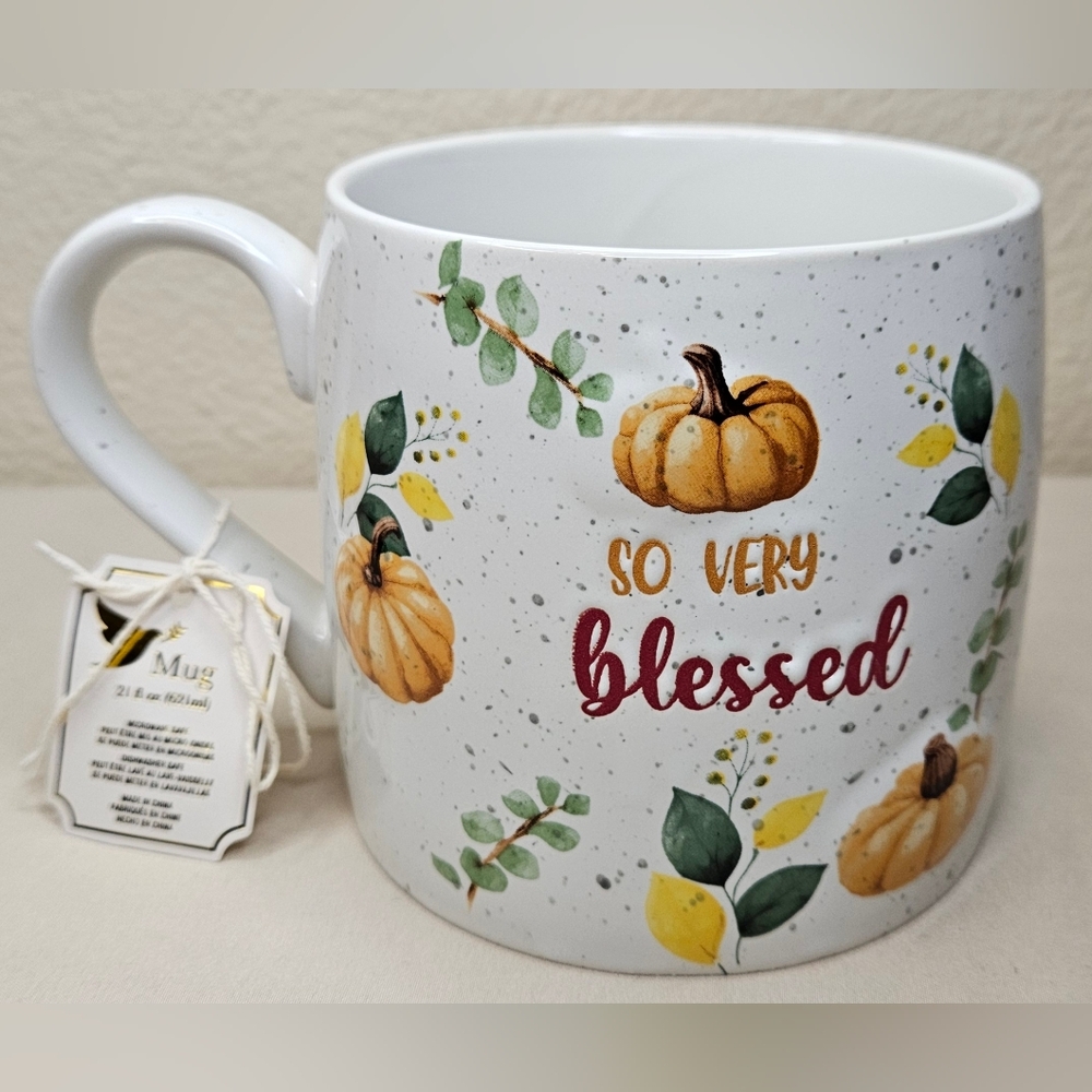 So Very Blessed Ceramic Mug NWT - Picture 3 of 7